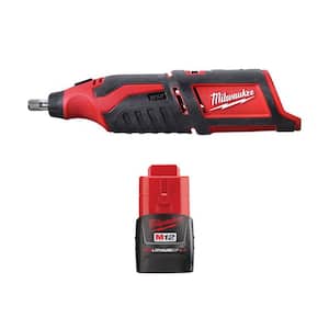 M12 12V Lithium-Ion Cordless Rotary Tool W/M12 2.0 Ah Compact Battery Pack
