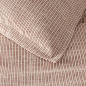 Company Cotton Textured Stripe Decorative Striped Throw Pillow Cover