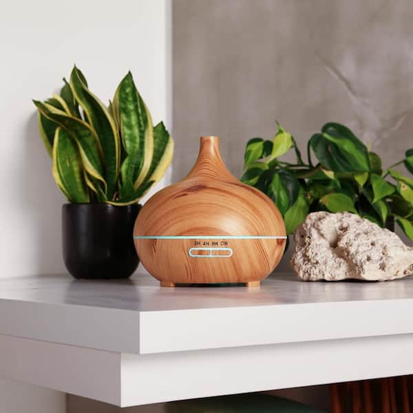 BLUZEN アロマデュフューザー BLUZEN Luxe Alpine Ultrasonic Diffuser Bundle (3x 5 mL Oil