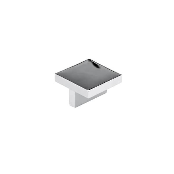 Richelieu Hardware Bendale Collection 1-5/8 in. (42 mm) x 1-5/8 in. (42 mm) Polished Nickel Contemporary Cabinet Knob