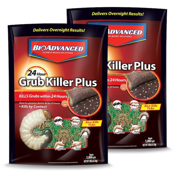 BIOADVANCED 10 lbs. 24-Hour Grub Killer Plus Granules (2-Pack)
