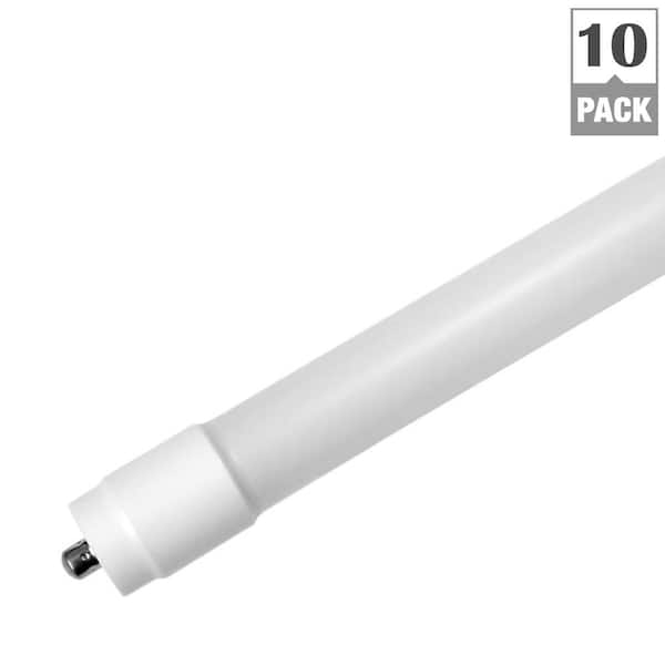 110-Watt Equivalent 42-Watt 8 ft. T8 Linear LED Bypass Light Bulb Type B RDC Base Daylight Plus 6500K (10-Pack)
