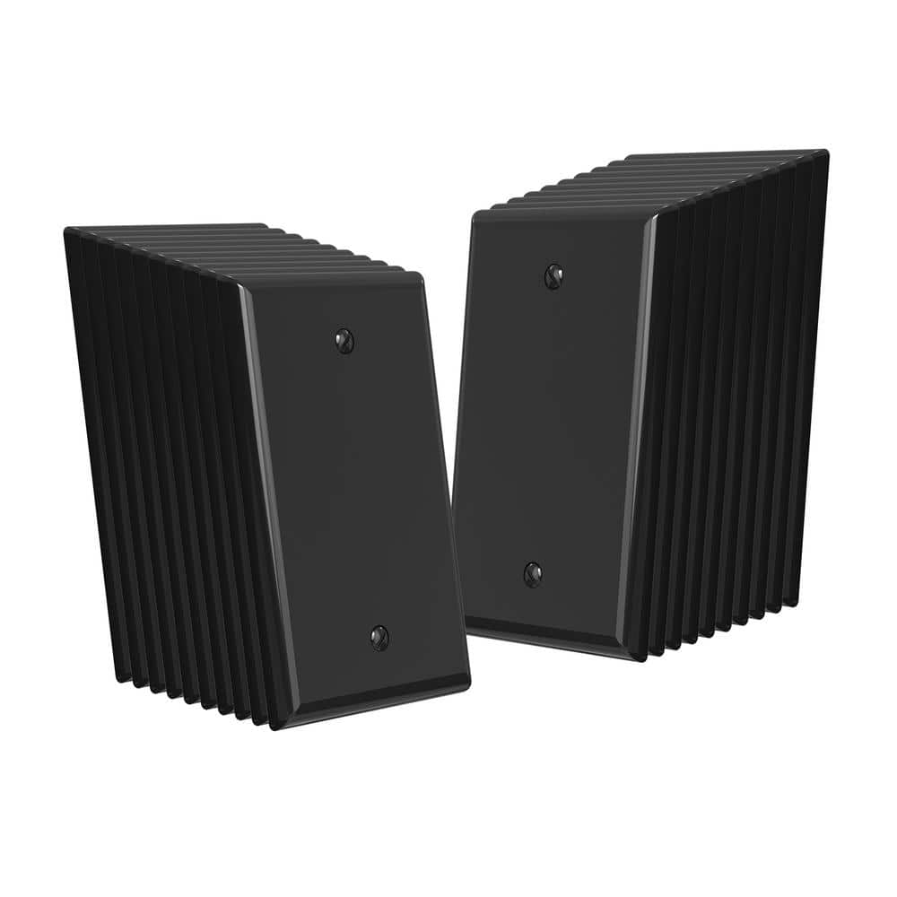 1-Gang Midsize 4.88 in. x 3.13 in. Blank Switch Wall Plate, UL Listed, Glos
