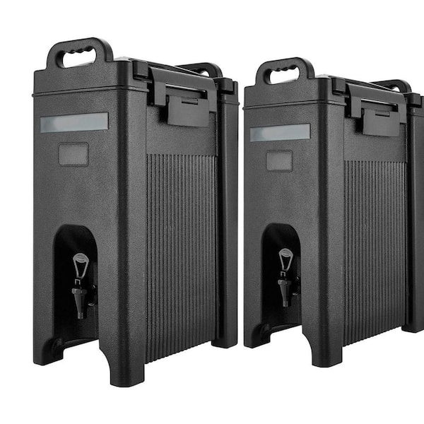 Insulated Beverage Dispenser 5 Gal. Hot and Cold Beverage Server with Spigot Dispenser Cooler for Restaurant