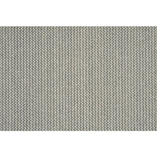 Natural Harmony Panorama Tweed Slate Custom Area Rug with Pad