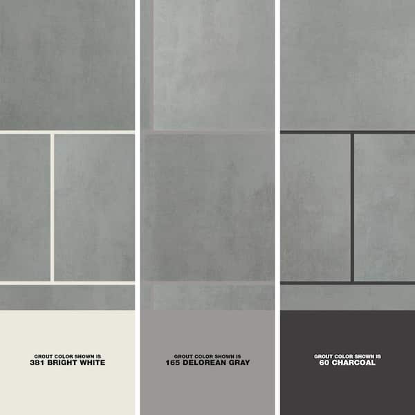 Msi Cementino Gray 11.81 In. X 23.56 In. Matte Porcelain Concrete Look  Floor And Wall Tile (14 Sq. Ft./Case) Nhdcemgra1224 - The Home Depot