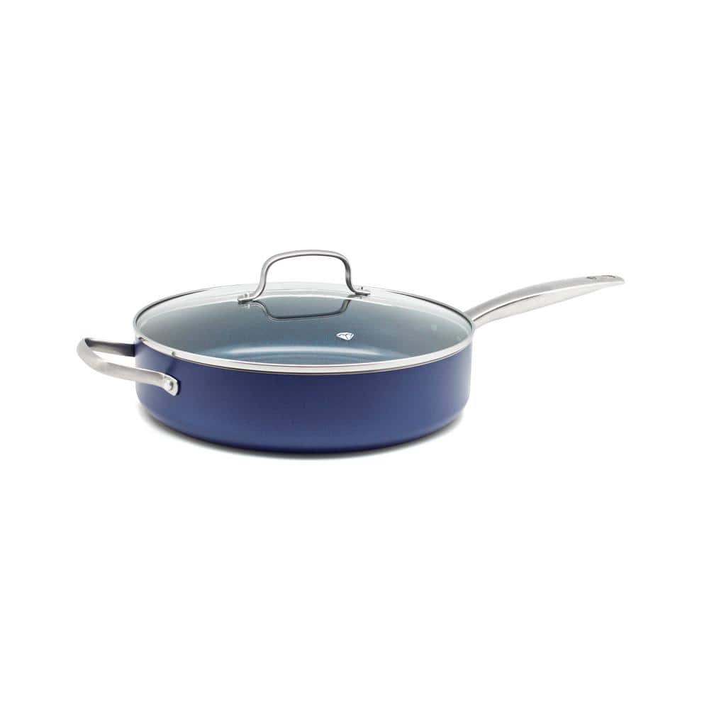 Tramontina 5-Quart All-In-One Ceramic Non-Stick Pan /choose Color Blue OR  White
