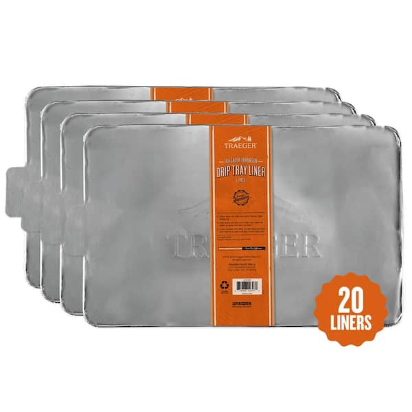 Traeger Drip Tray Liner for Traeger Tailgater (20-Pack)