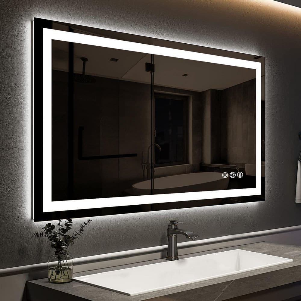 人気新品入荷 HOMEIBRO 42 in. W x 30 in. H Rectangular Frameless LED Light テープ・マスキングテープ