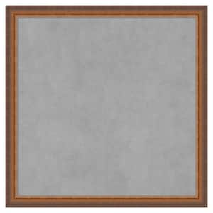 Two Tone Bronze Copper 22 in. x 22 in Framed Magnetic Board