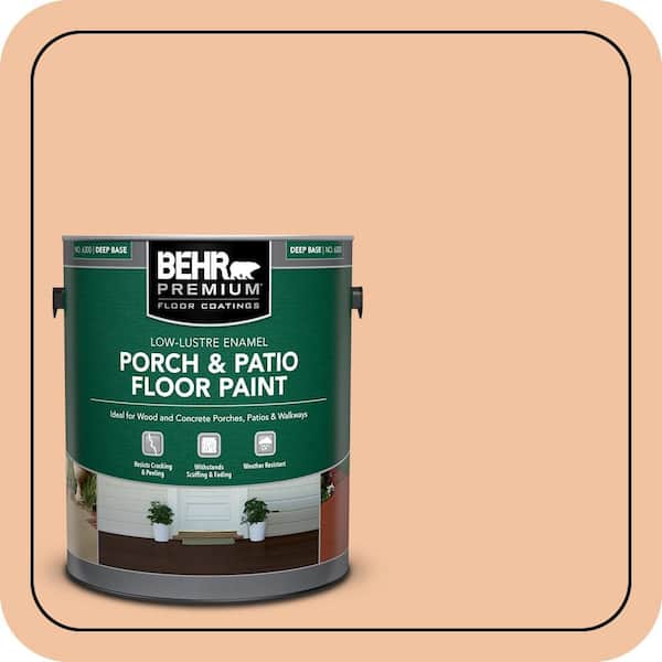 1 gal. #M220-3 Carving Party Low-Lustre Enamel Interior/Exterior Porch and Patio Floor Paint