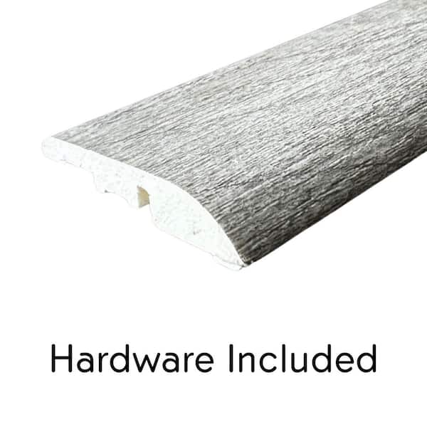 Deco Products Hydrostop Fieldstone 0.2 in. T x 1.8 in. W x 94 in. L Waterproof PVC Reducer Molding