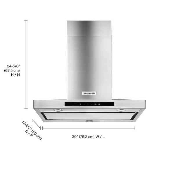 KitchenAid Range Hood (KVWB600DSS) - Stainless Steel KitchenAid Range Hood (KVWB600DSS) - Stainless Steel