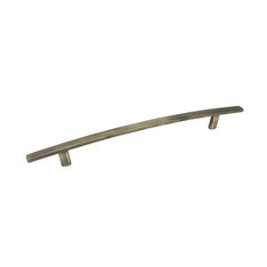 Padova Collection 7 9/16 in. (192 mm) Antique English Transitional Rectangular Cabinet Bar Pull