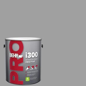 1 gal. #PPU26-06 Elemental Gray Dead Flat Interior Paint