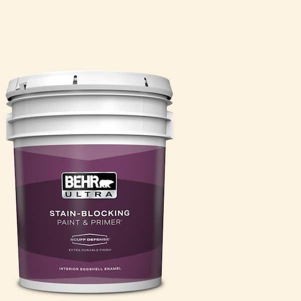 BEHR ULTRA 5 gal. #W-D-210 Camembert Extra Durable Eggshell Enamel Interior Paint & Primer