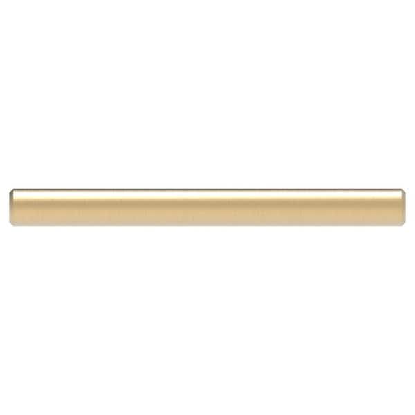 Forge Collection 128 mm Brushed Golden Brass Cabinet Drawer and Door Pull