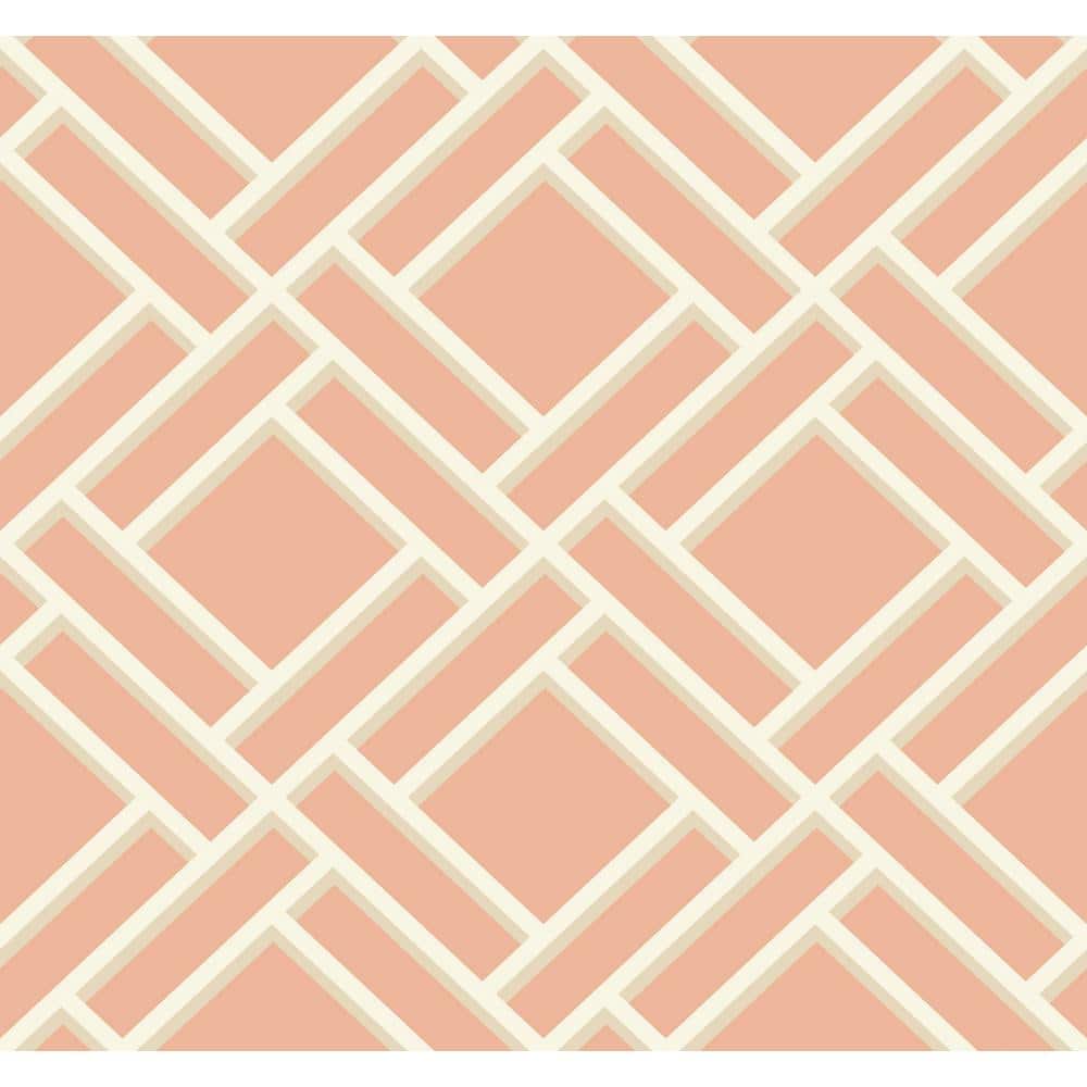 Luxe Retreat Melon & Arrowroot Urban Chic Non-Pasted Wallpaper