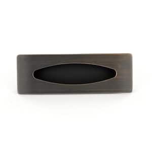 3 in. (76 mm) Brushed Oil-Rubbed Bronze Modern Cabinet Recessed Pull