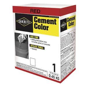 1 lb. Cement Color Red