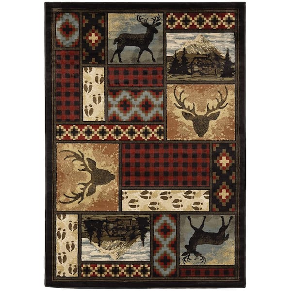 Home Decorators Collection Valor Multi 4 Ft X 6 Plaid Area Rug 564538 Home Decorators Collection Valor Multi, Home Depot Patio Rugs 6 215 80