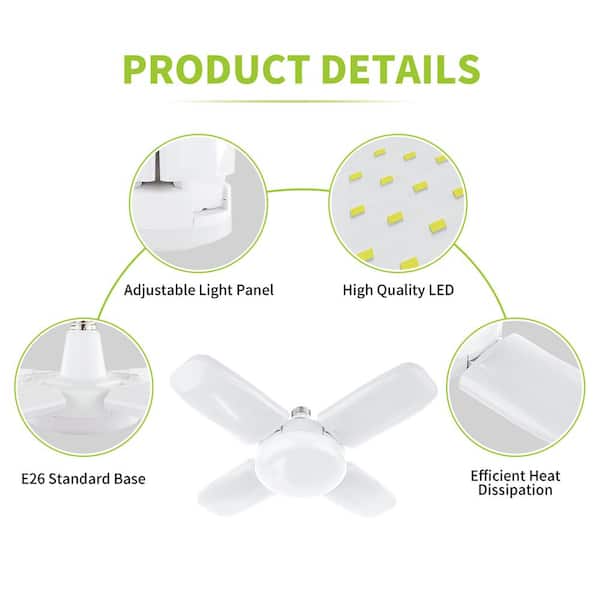 Pinegreen Lighting 350-Watt Equivalent 6,000 Lumens Indoor Pinegreen Lighting 350-Watt Equivalent 6,000 Lumens Indoor