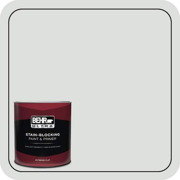 BEHR ULTRA 1 Qt. #720E-1 Reflecting Pool Flat Exterior Paint & Primer