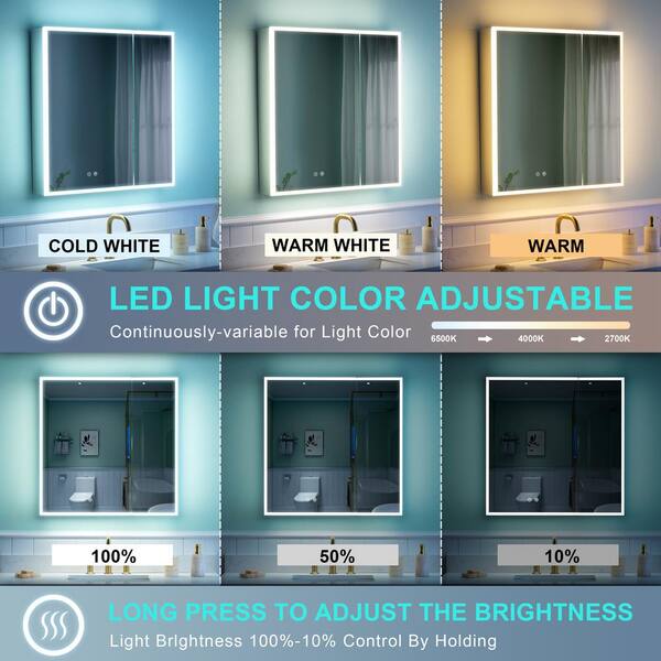 WELLFOR 30 in. W x 30 in. H Rectangular Aluminum Recessed