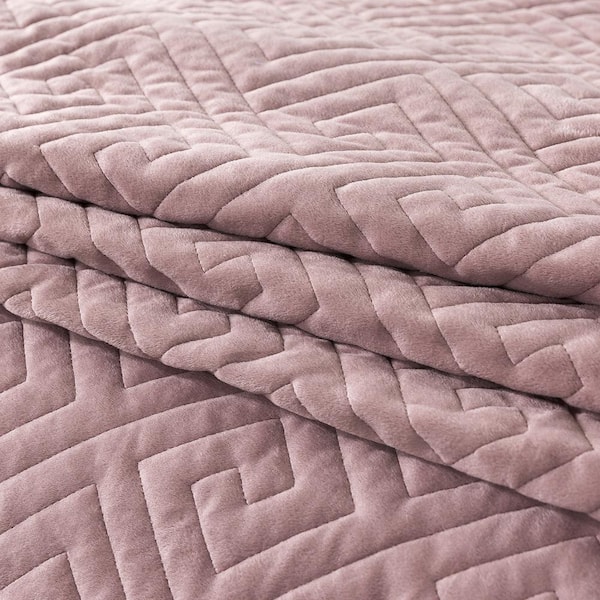 Hamilton velvet quilted discount throw