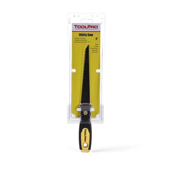 11.25 in. Drywall Saw with Carbon Steel Blade and Comfort Grip Handle