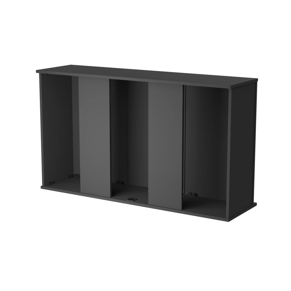 Black Wood 55 Gallon Aquarium Stand Cabinet