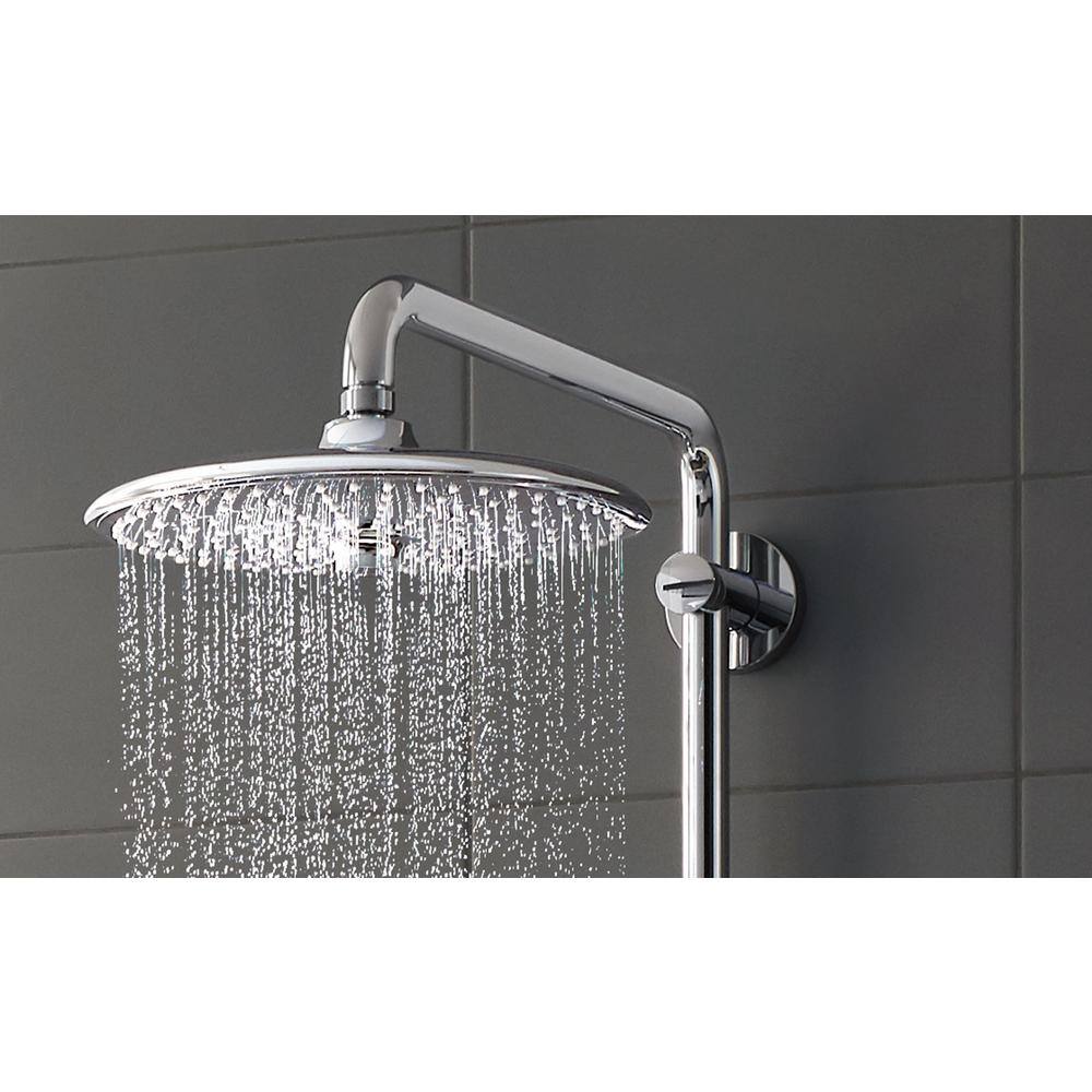 Chrome 10-Inch Ceiling Mounted Rain Showerhead
