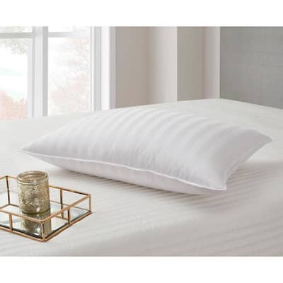 Martha Stewart Living 100% Cotton Decorative Feather Medium Firm Pillow  Insert (2-Pack) MS200906K - The Home Depot