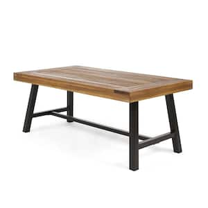 Natural Acacia Wood Outdoor Coffee Table