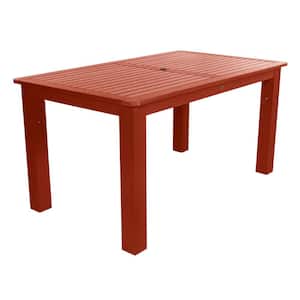 42 in. x 72 in. Rectangular Recycled Plastic Outdoor Counter Height Table
