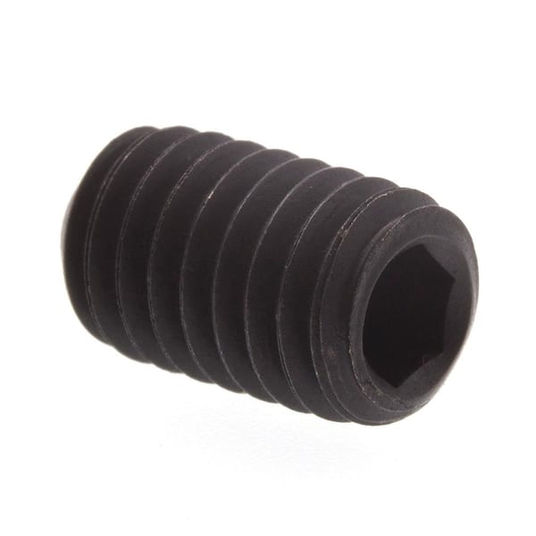 Prime-Line M6-1.0 x 10 mm Metric Black Oxide Coated Steel Internal Hex Headless Set Screws (10-Pack)