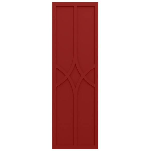 Ekena Millwork True Fit PVC 12 in. W x 34 in. H Raised Panel Vinyl