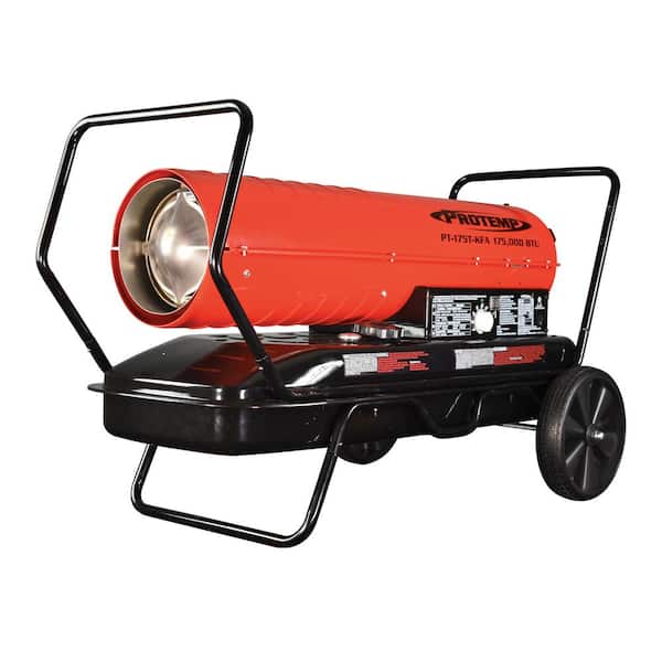 ProTemp 175,000 BTU Forced Air Kerosene/Diesel Space Heater with Thermostat  PT-175T-KFA - The Home Depot