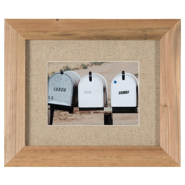 Pinnacle Gallery Perfect 11 in. x 14 in. Rustic Brown Collage Picture Frame Set