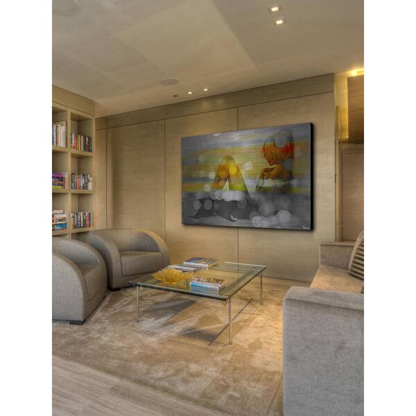 Unbranded 16 in. H x 24 in. W "Big City Nights" by Parvez Taj Printed Brushed Aluminum Wall Art