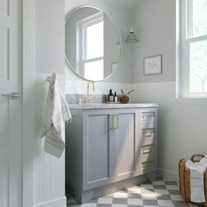 Taylor 42 in. W Vanity Cabinet Only in Grey