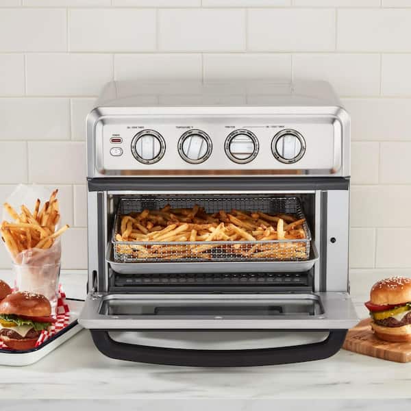 Cuisinart 1800 W Stainless Steel 0.6-cubic-foot Air Fryer Toaster Oven with  Grill TOA70 - The Home Depot