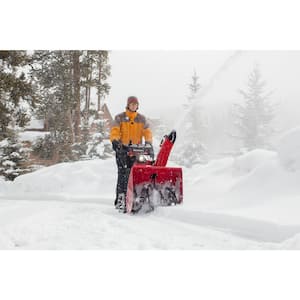 24 in. Two-Stage Hydrostatic Track Drive Gas powered Snow Blower with Electric Joystick Chute Control