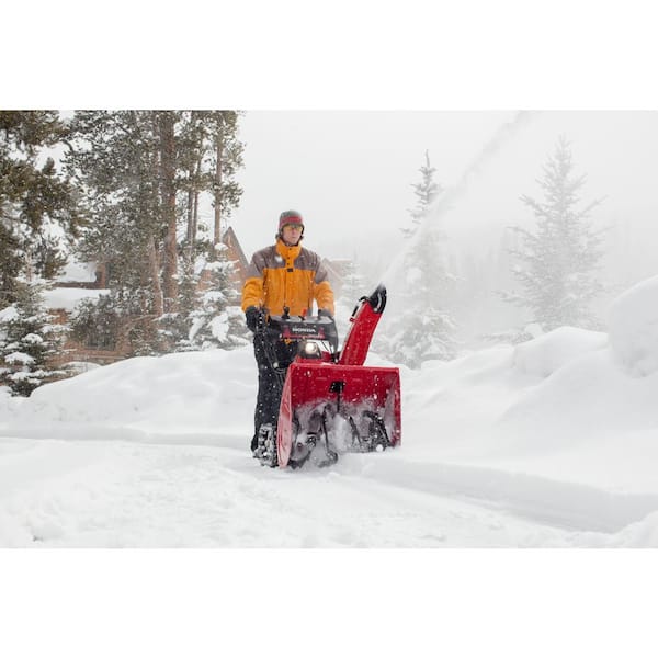 24 in. Two-Stage Hydrostatic Track Drive Gas powered Snow Blower with Electric Joystick Chute Control