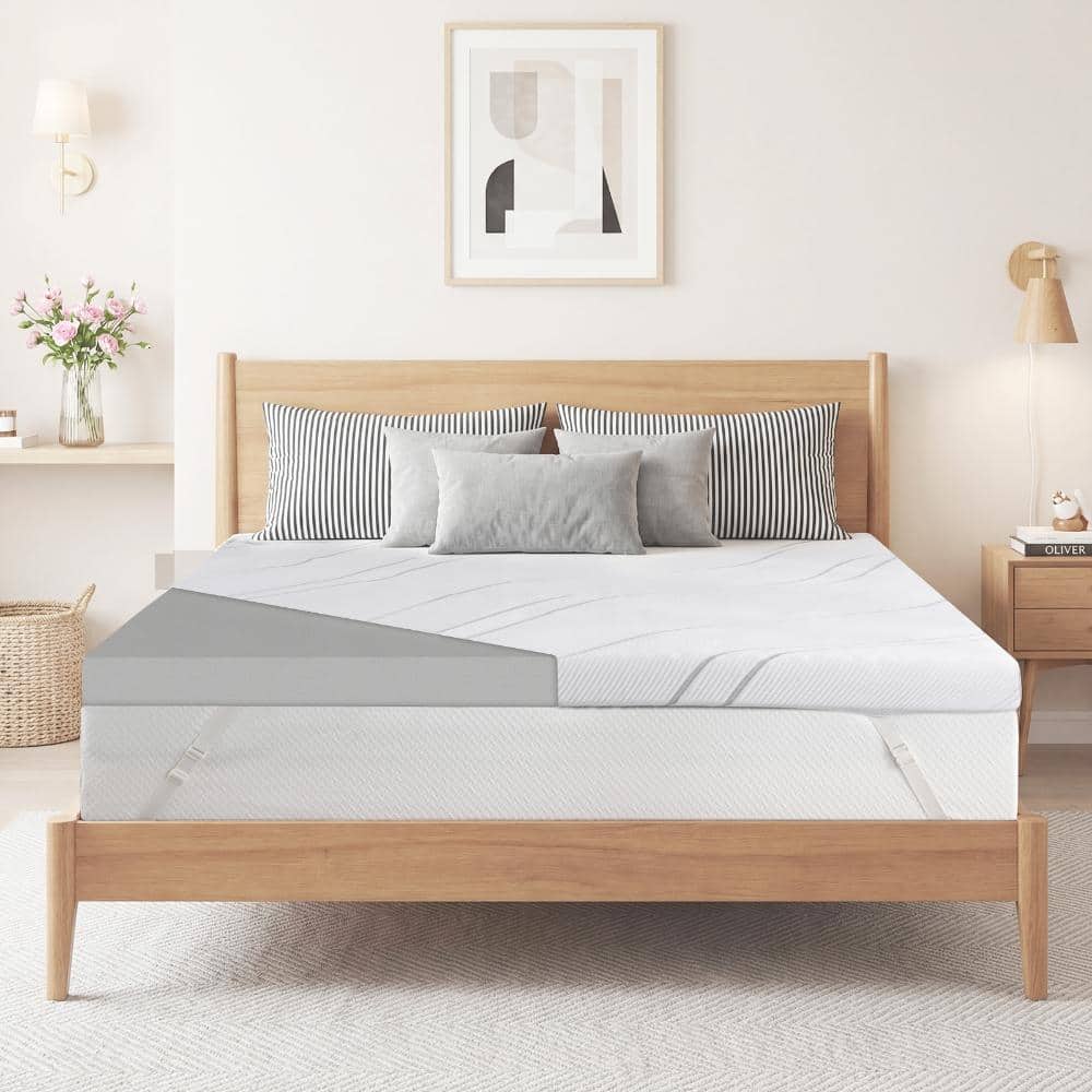 3-Inch Ultra-Firm Mattress Topper - Gel-Infused Bamboo Charcoal Cooling Pad for Back Pain Relief Twin XL Size price history on PriceWatchPro
