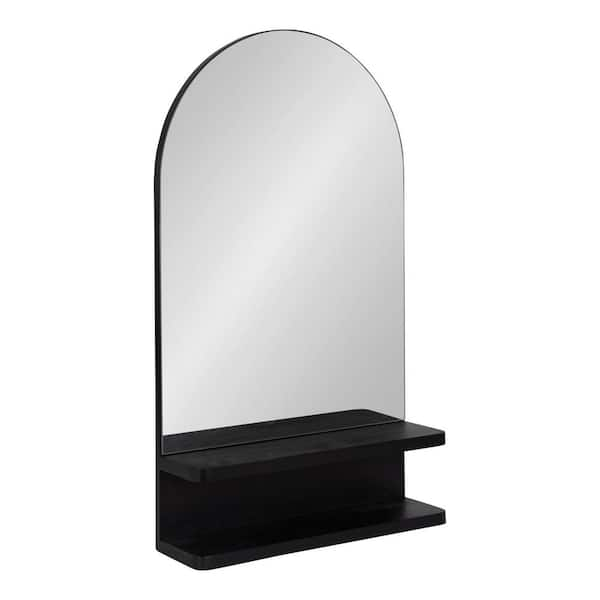 22 X 30 Fosset Frameless Mirror With Shelf White - Kate & Laurel