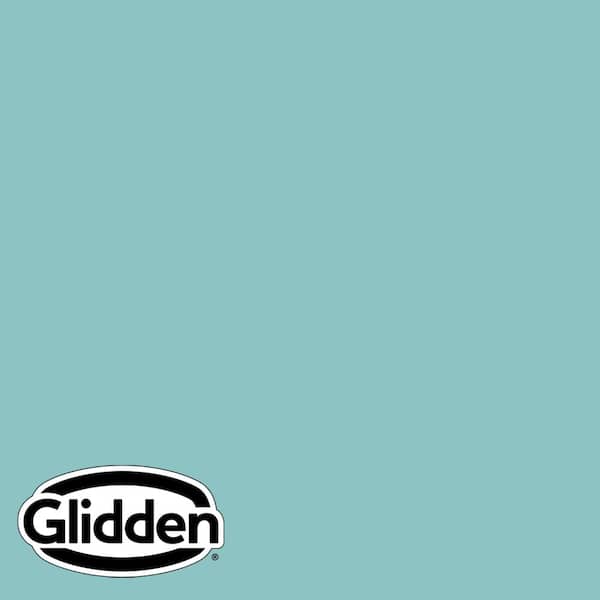 Glidden Essentials 5 gal. PPG1147-4 Aqua Fiesta Semi-Gloss Interior Paint