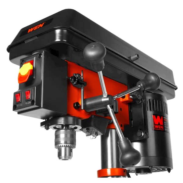 WEN 10 in. Cast Iron Benchtop Drill Press, 6.2-Amp 5-Speed Motor