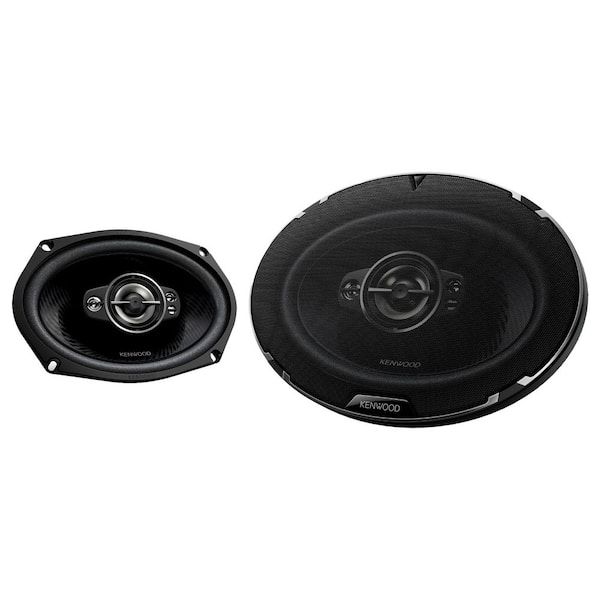 RS Series KFC-6998RS 6-In. x 9-In. 720-Watt-Max-Power 5-Way Full-Range Car Speakers in Black 2-Pack