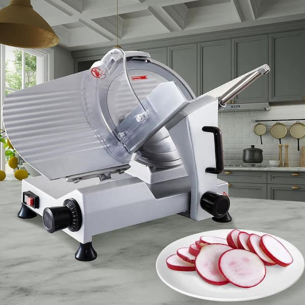 VEVOR Commercial Manual Slicer Adjustable Thickness 0.2-12 mm Stainless  Steel Fruit Slicer with Double Blades QPJSDS0.2-10MM001V0 - The Home Depot